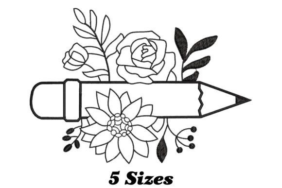 Floral Pencil