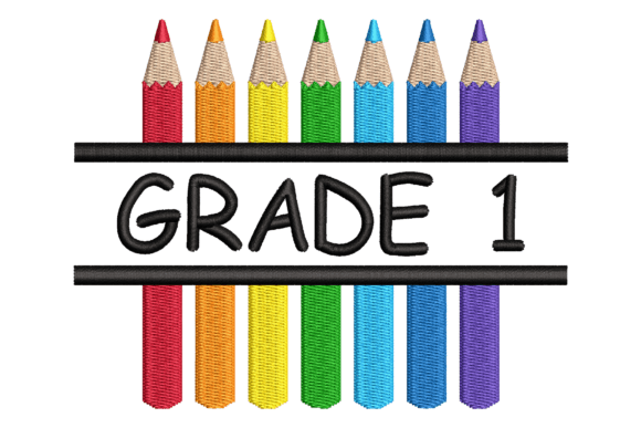 Grade 1 Split Colored Pencils