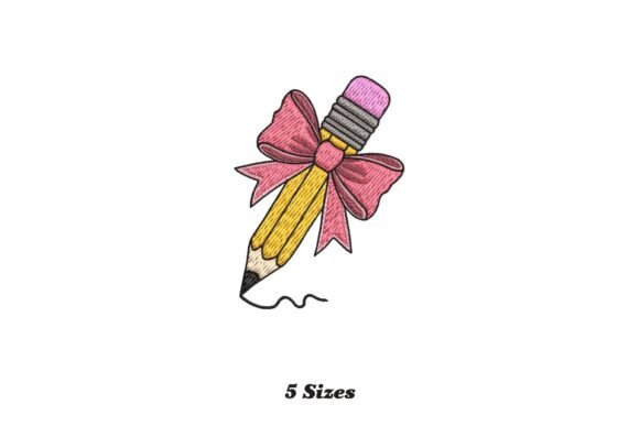 Pencil with Pink Bow