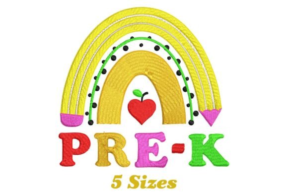 Pre-K School Embroidery Design Review