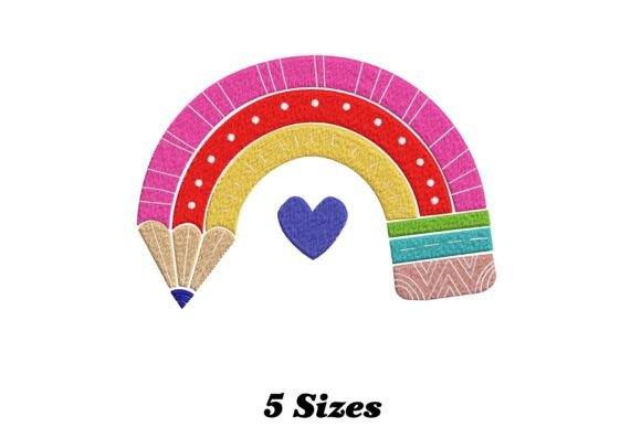 Rainbow Pencil: A Playful Spark for Holiday & Seasonal Embroidery