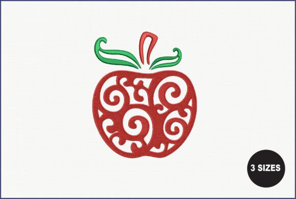 School Apple Embroidery Review