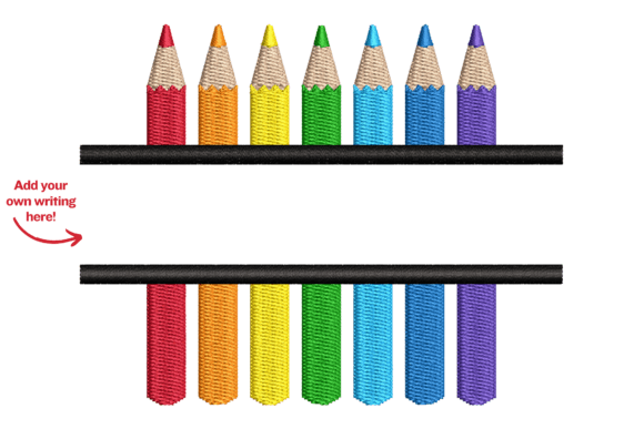 Split Colored Pencils